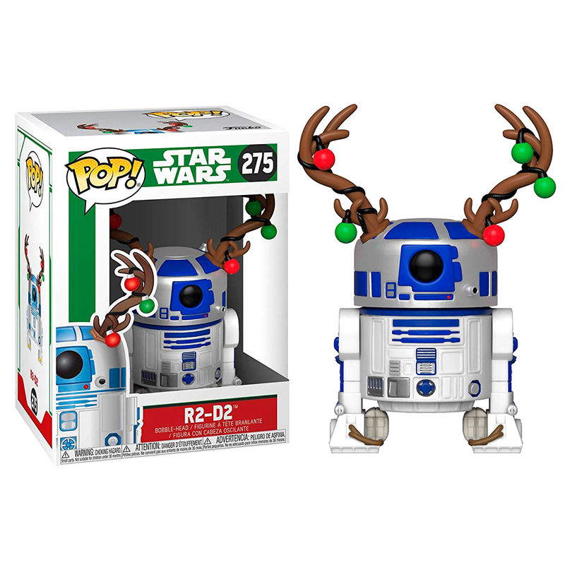 Figura POP Star Wars Holiday R2-D2 with Antlers FUNKO