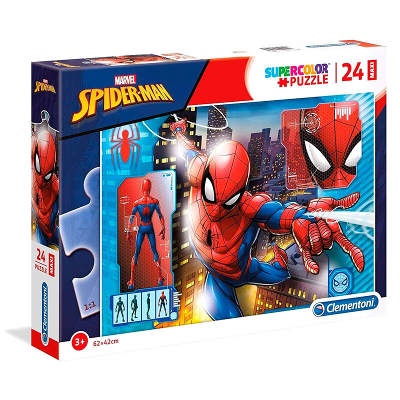 Puzzle Maxi Spiderman Marvel 24pzs CLEMENTONI