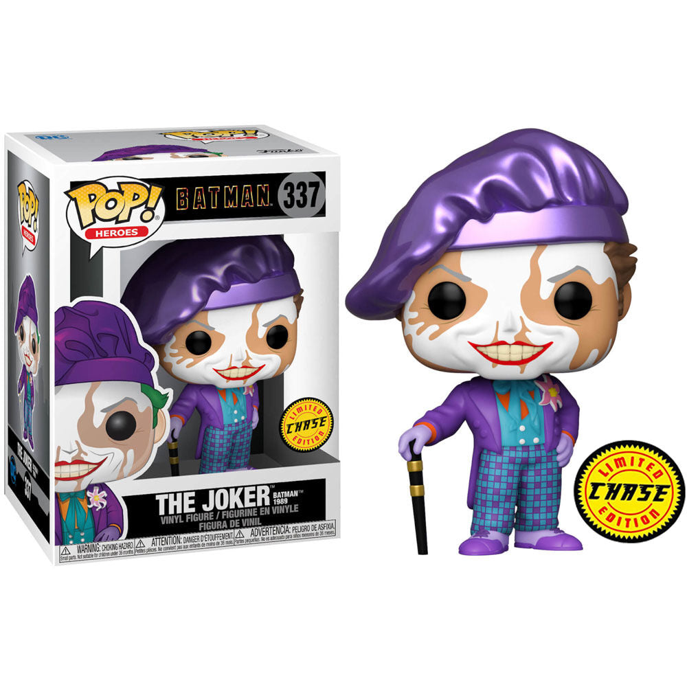 Figura POP DC Comics Batman 1989 Joker with Hat Chase FUNKO