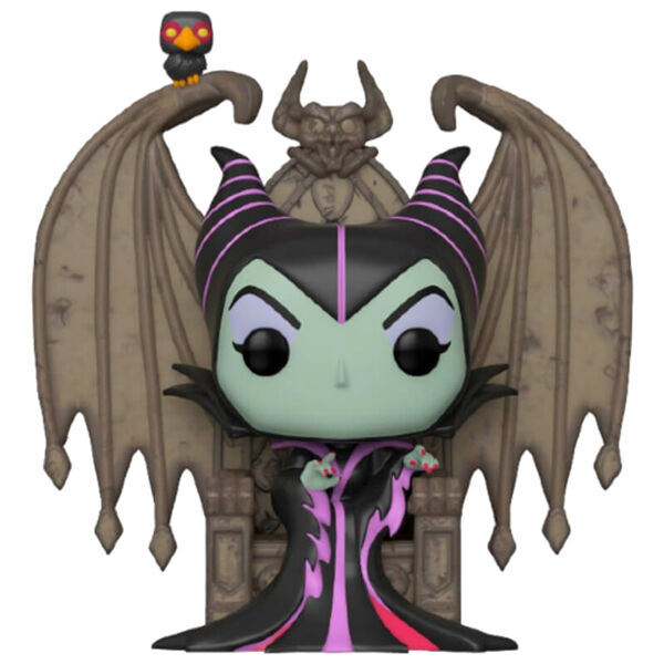 Figura POP Disney Villains Maleficent with Throne FUNKO