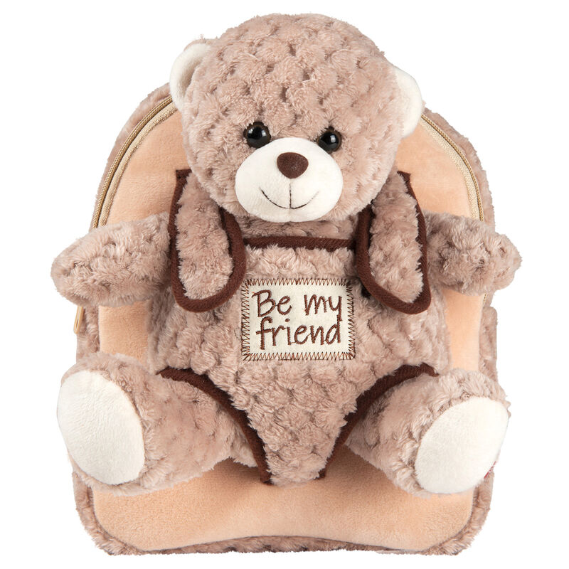 Mochila + peluche Oso Milly 26cm PERLETTI