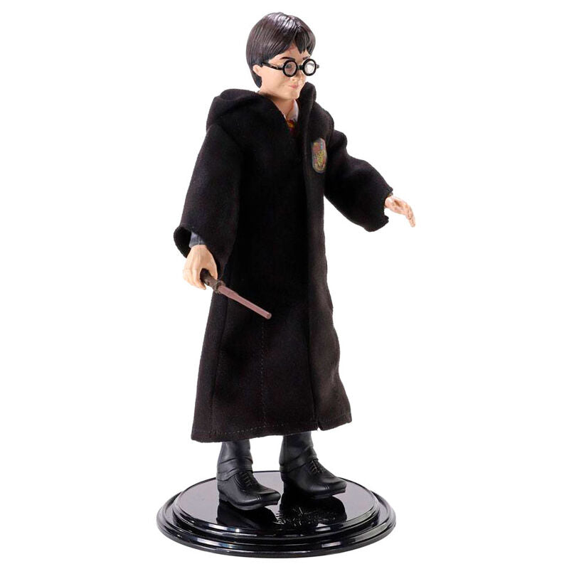Figura Maleable Bendyfigs Harry con varita Harry Potter 19cm NOBLE COLLECTION