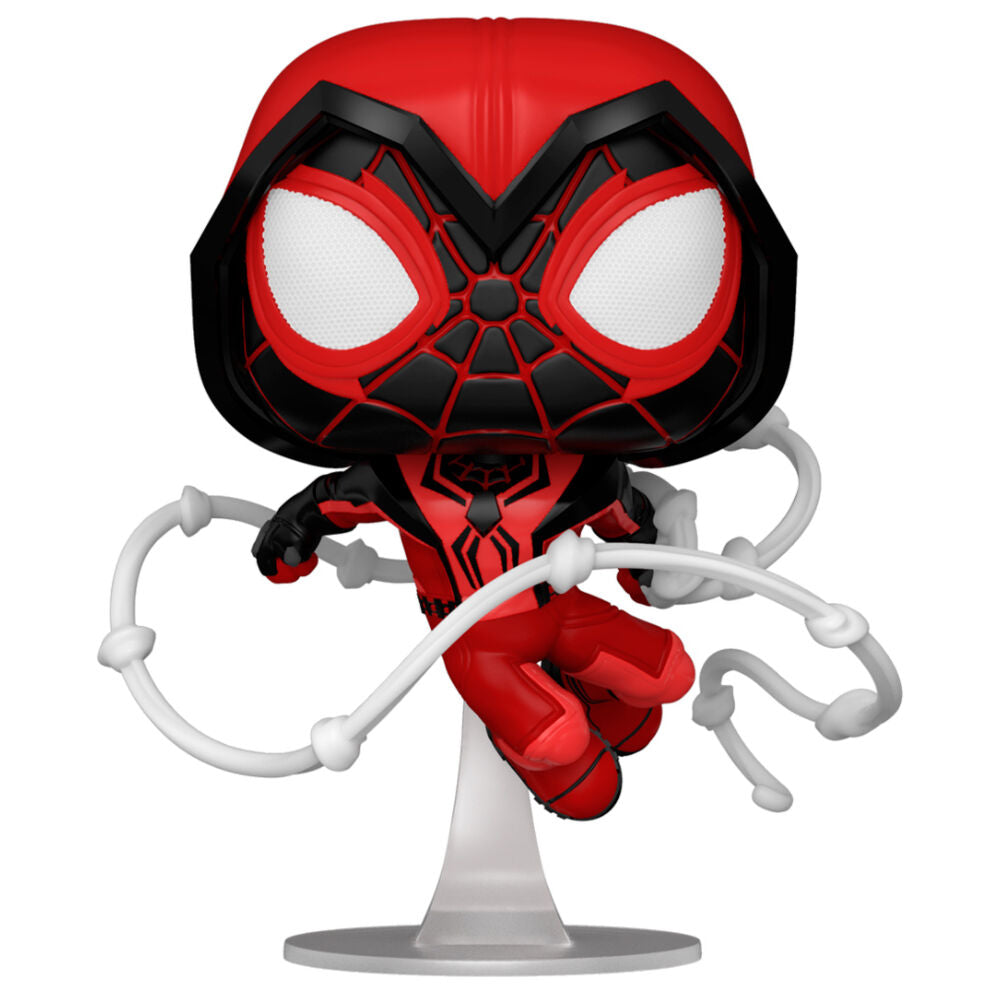 Figura POP Marvel Spiderman Miles Morales Crimson Cowl Suit FUNKO