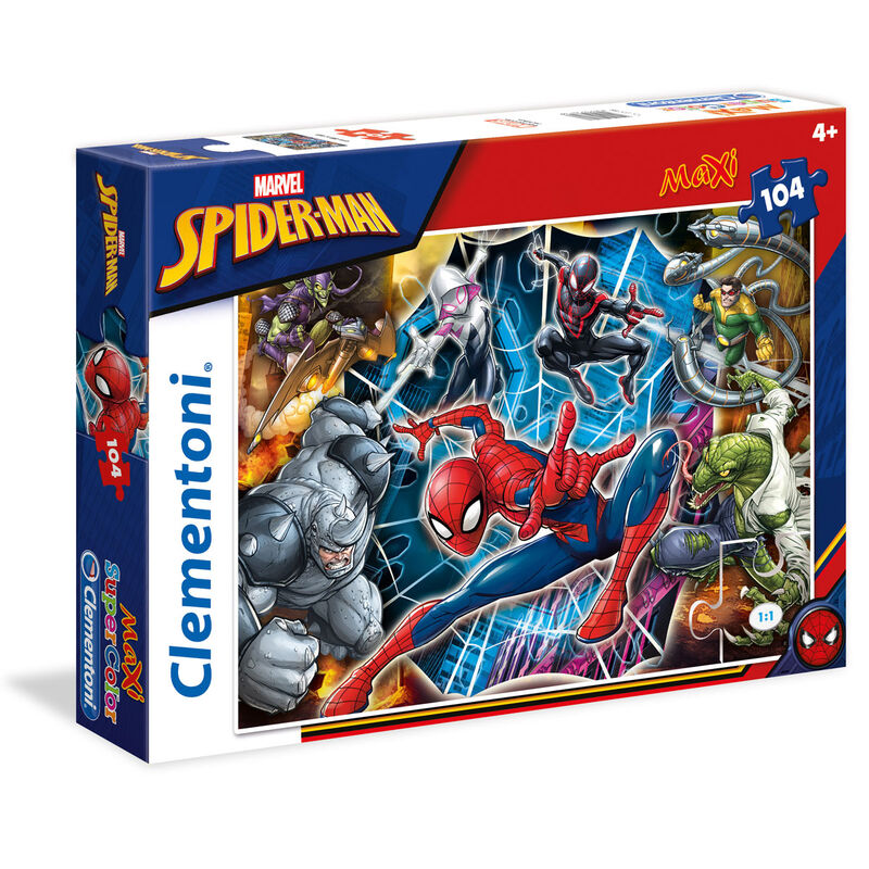 Puzzle Maxi Spiderman Marvel 104pzs CLEMENTONI