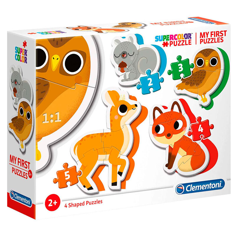 Puzzle My First Puzzle Animales del Bosque 2-3-4-5pzs CLEMENTONI