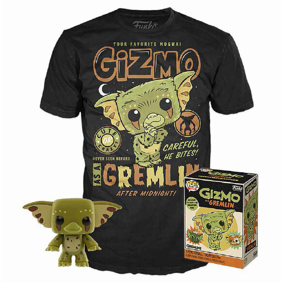 Set figura POP & Tee Gremlins Gizmo Exclusive S FUNKO
