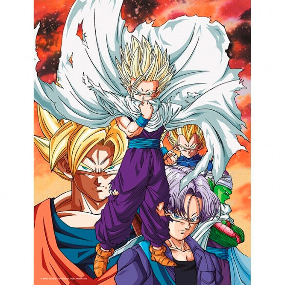 Poster cristal Heroes vs Cell Dragon Ball Z SD TOYS