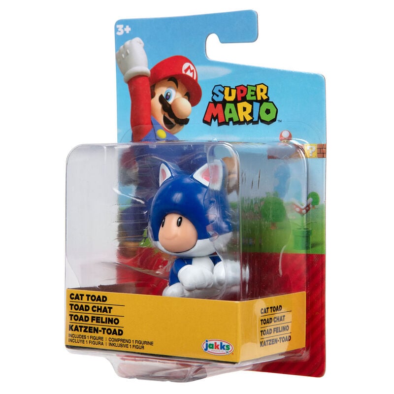 Figura Toad Felino Super Mario Nintendo 6,5cm JAKKS PACIFIC