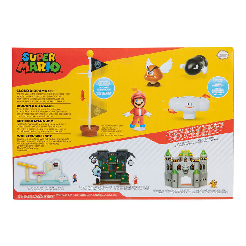 Set diorama Nube Super Mario Nintendo JAKKS PACIFIC