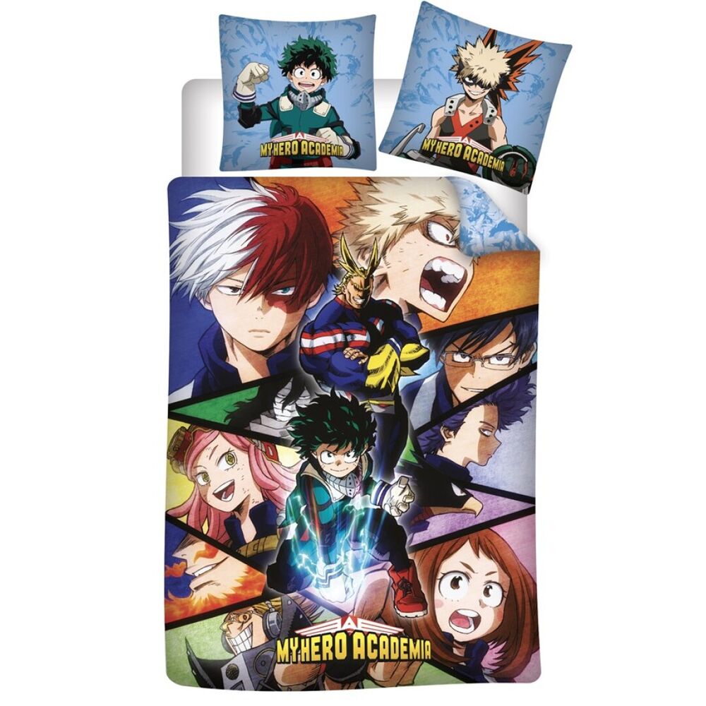 Funda nordica My Hero Academia cama 90cm microfibra BONES