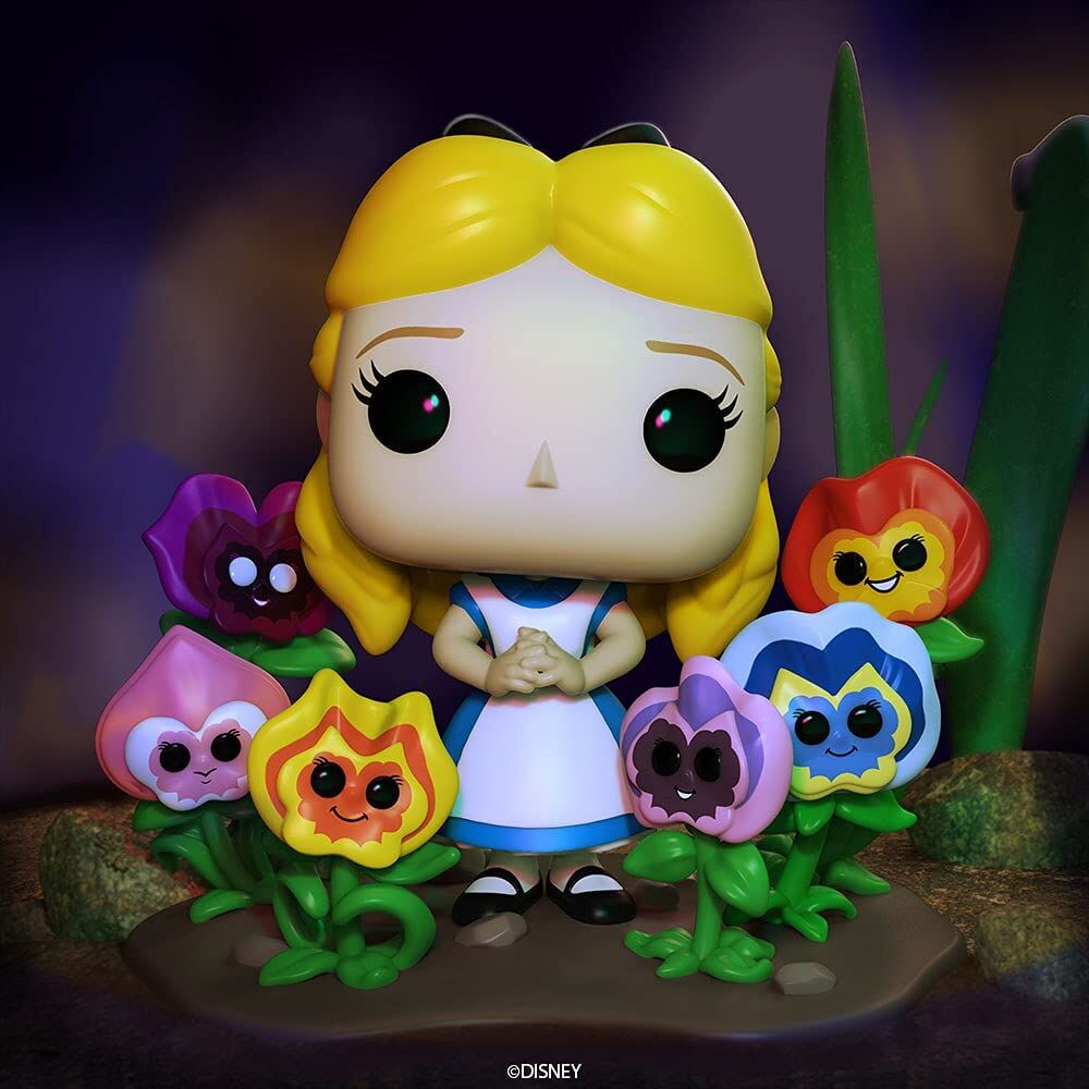 Figura POP Disney Alicia en el Pais de las Maravillas 70th Alice with Flowers FUNKO