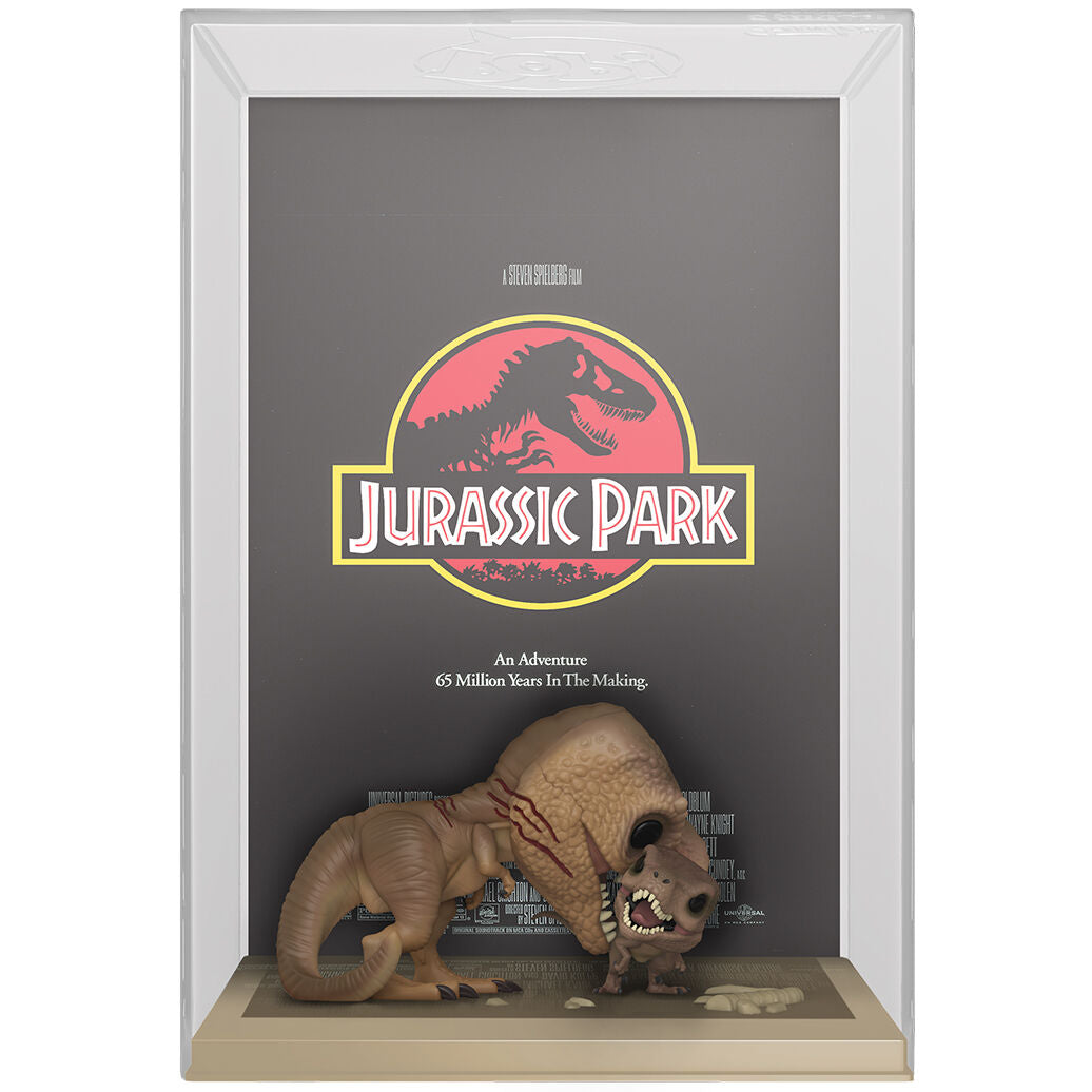 Figura POP Movie Poster Jurassic Park Tyrannosaurus Rex and Velociraptor FUNKO