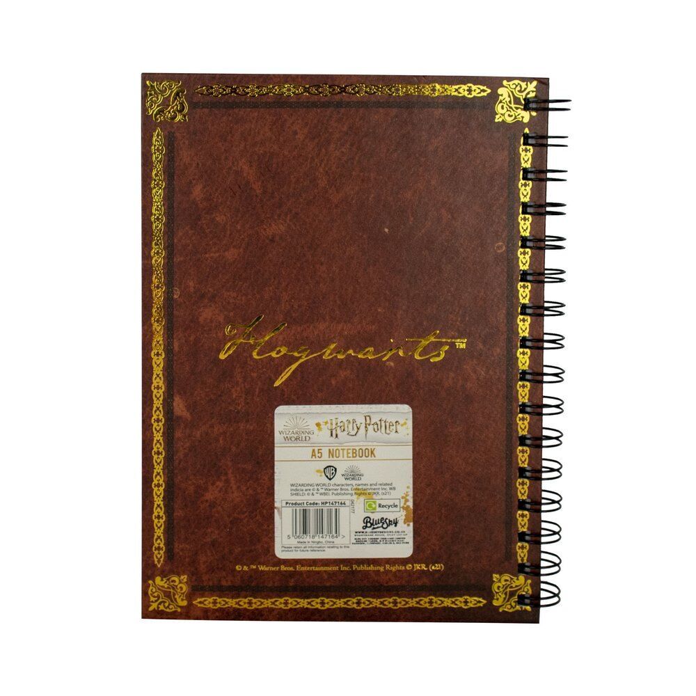 Cuaderno A5 Hogwarts Harry Potter BLUE SKY STUDIOS
