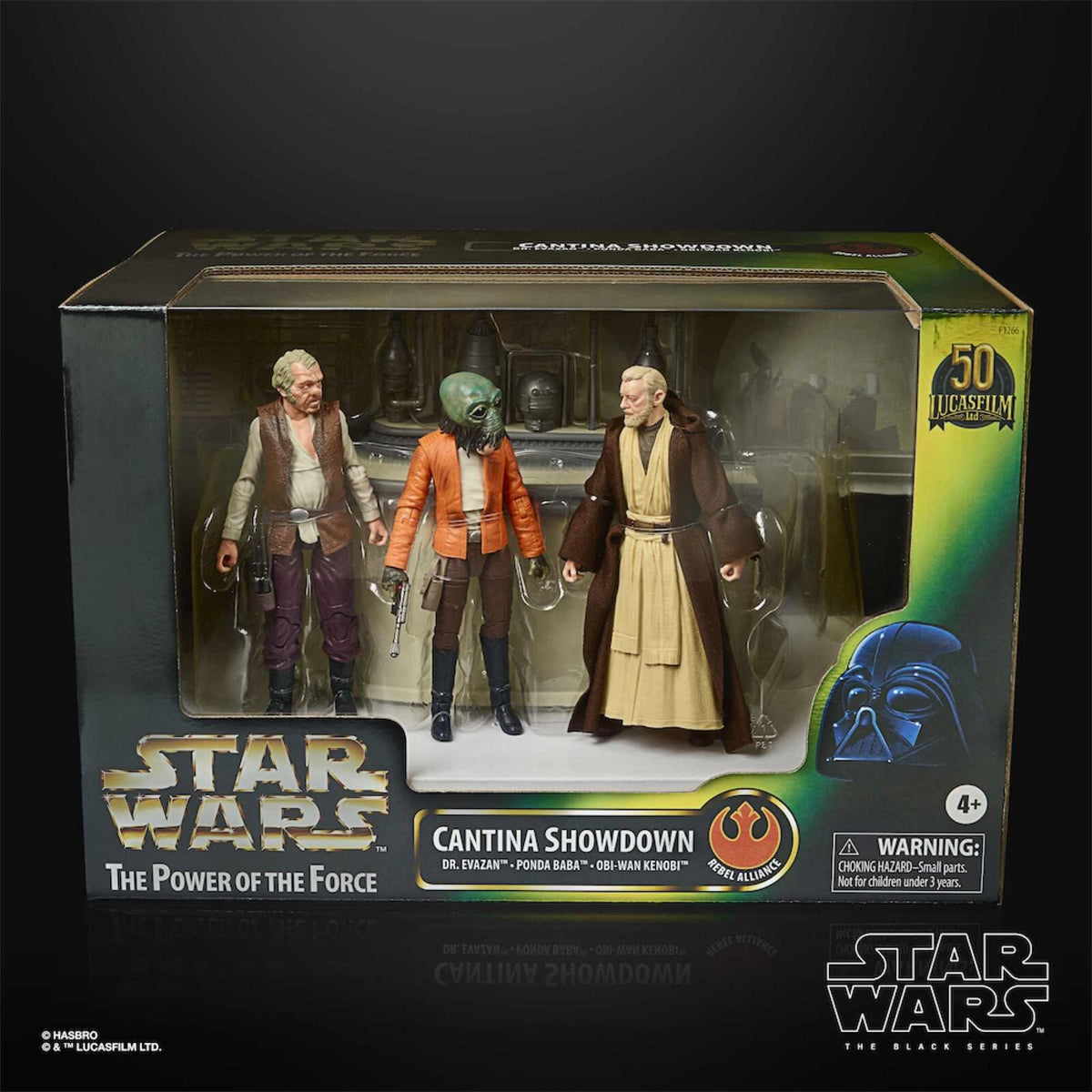 Set figuras The Power Of The Force Cantina Showdown Black Series Star Wars 15cm HASBRO