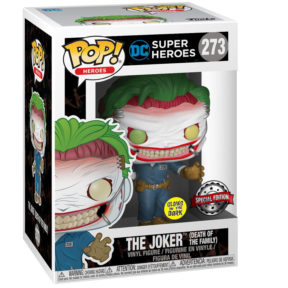 Set figura POP & Tee DC Comics The Joker Exclusive M FUNKO