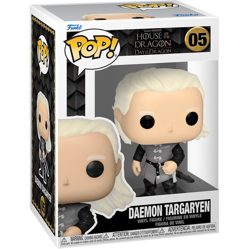 Figura POP Juego de Tronos La Casa del Dragon Daemon Targaryen FUNKO