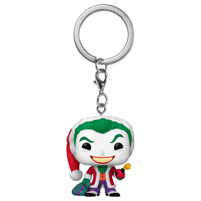 Llavero Pocket POP DC Comics Holiday The Joker Exclusive FUNKO