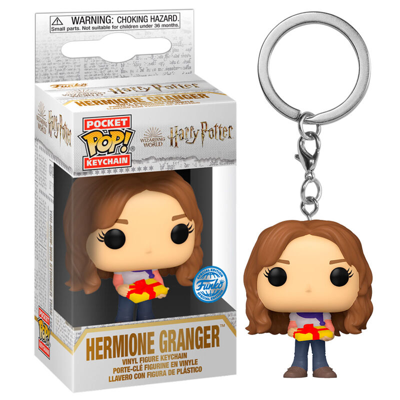 Llavero Pocket POP Harry Potter Holiday Hermione Exclusive FUNKO