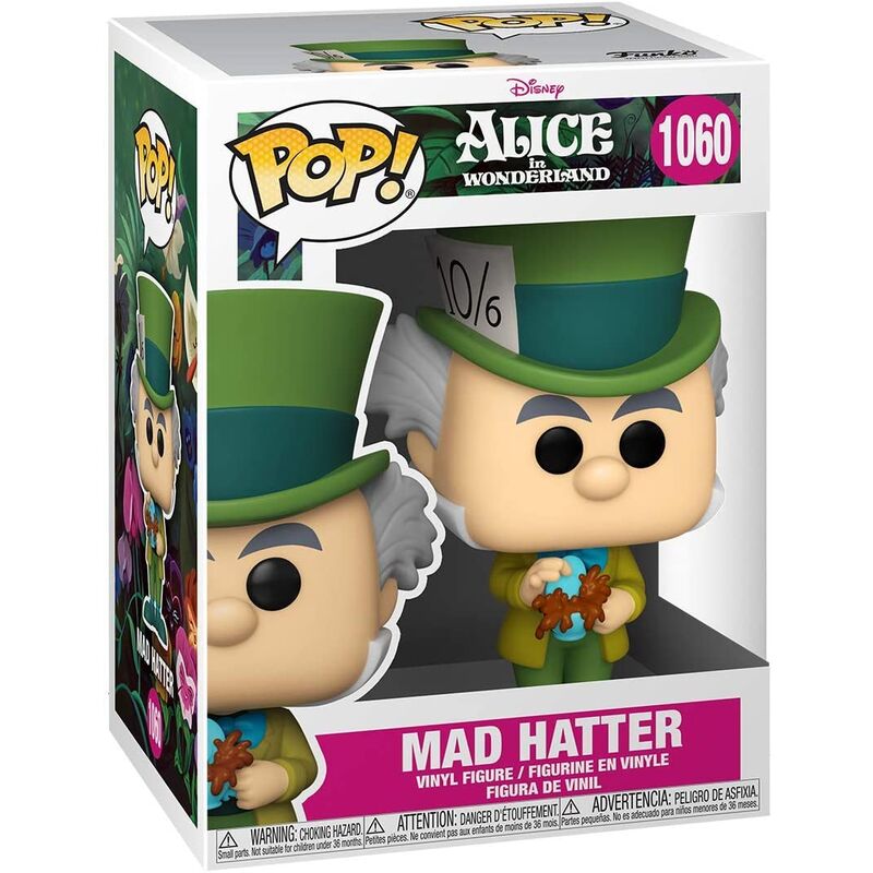 Figura POP Disney Alicia en el Pais de las Maravillas Mad Hatter FUNKO