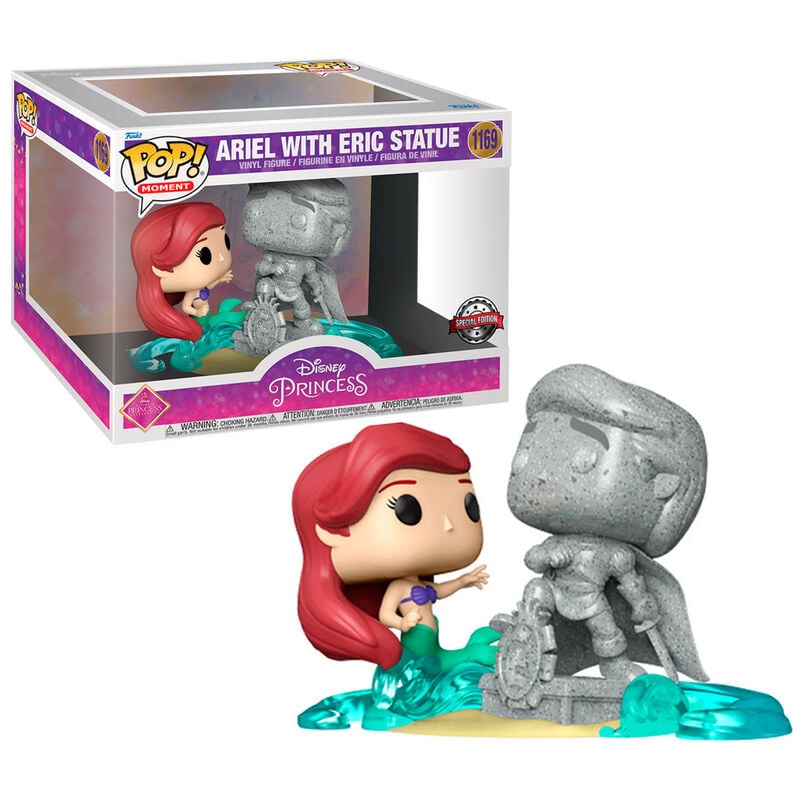 Figura POP Disney Ultimate Princess La Sirenita Ariel & Statue Eric Exclusive FUNKO