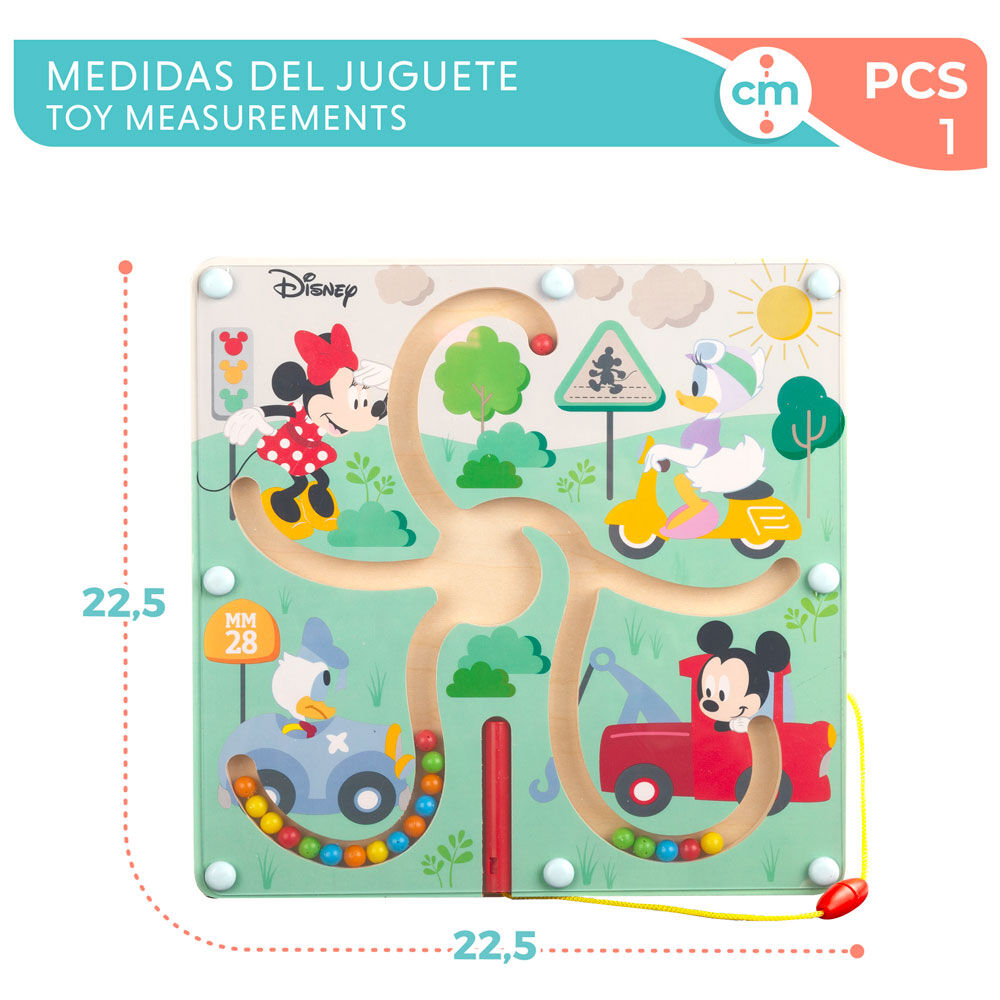 Laberinto magnetico Baby Disney madera WOOMAX