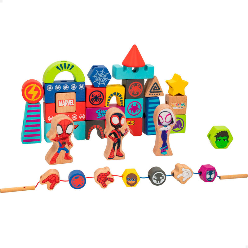 Playset madera Spidey Marvel WOOMAX