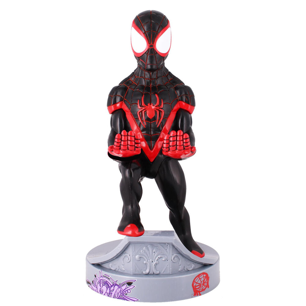 Cable Guy soporte sujecion figura Miles Morales Spiderman Marvel 21cm EXQUISITE GAMING