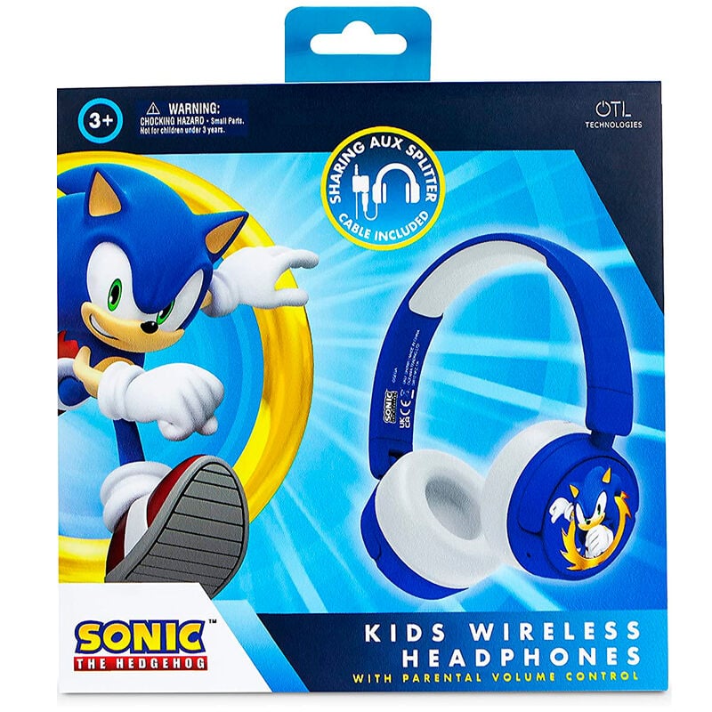 Auriculares inalambricos infantiles Sonic the Hedgehog OTL TECHNOLOGIES
