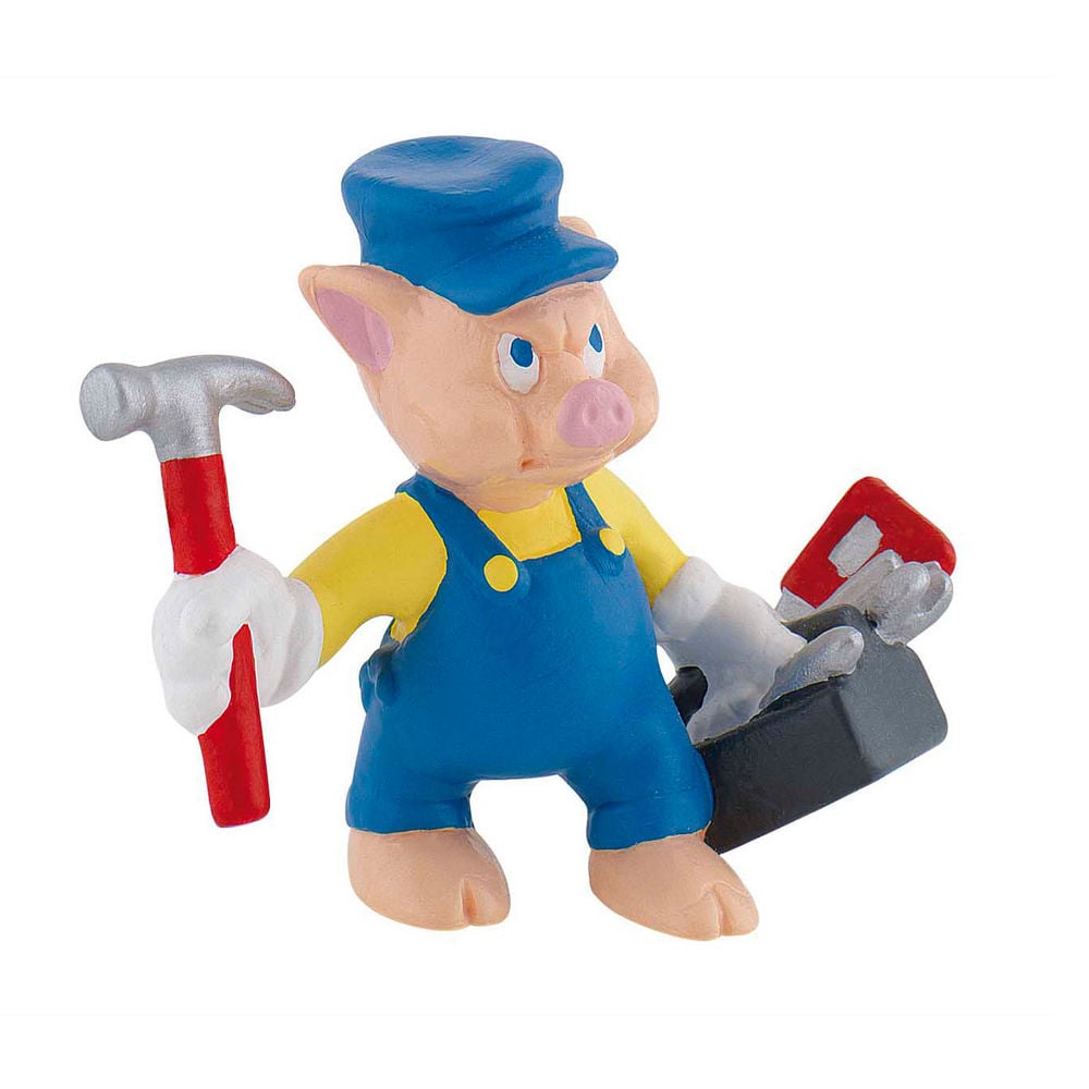 Figura Cerdito Herramientas Los 3 Cerditos BULLYLAND