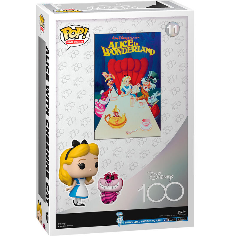 Figura POP Movie Poster Disney 100th Anniversary Alicia en el Pais de las Maravillas FUNKO