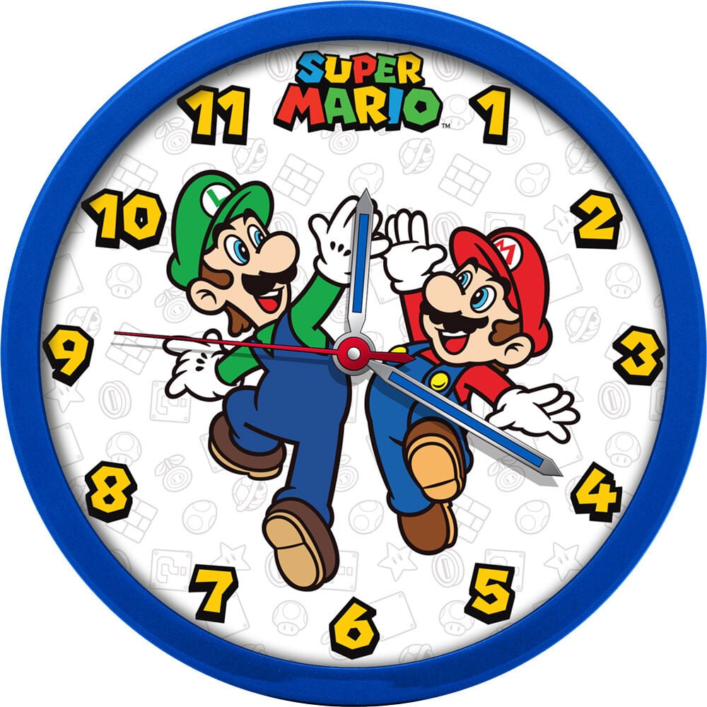Reloj pared Super Mario Bros KIDS LICENSING