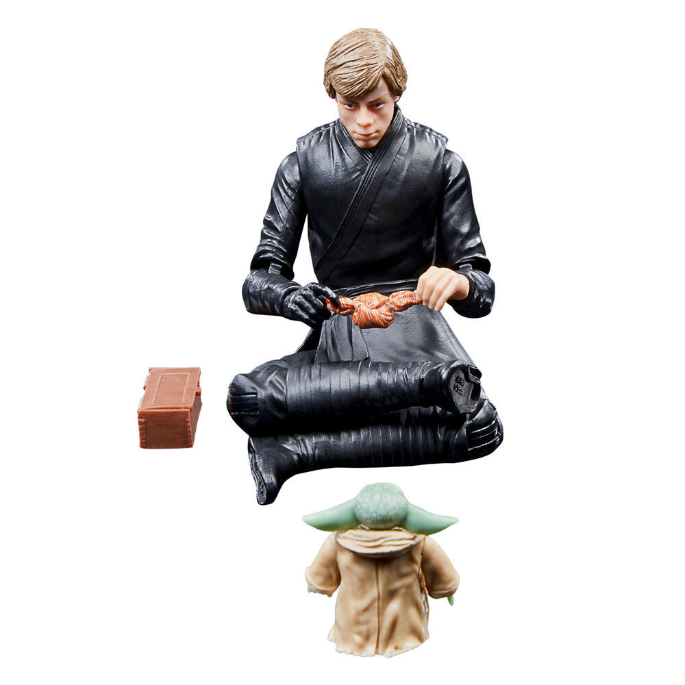 Figura Luke Skywalker & Grogu El Libro de Boba Fett Star Wars 15cm HASBRO