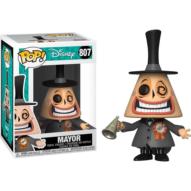 Figura POP Disney Pesadilla Antes de Navidad Major Mayor with Megaphone FUNKO