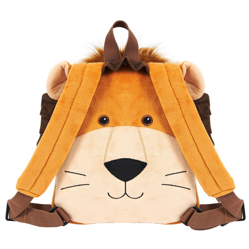 Mochila reversible + peluche Lenny Lion 25cm PERLETTI