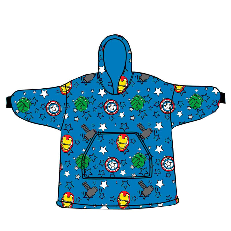Bata sudadera oversize Los Vengadores Avengers Marvel coral infantil MARVEL