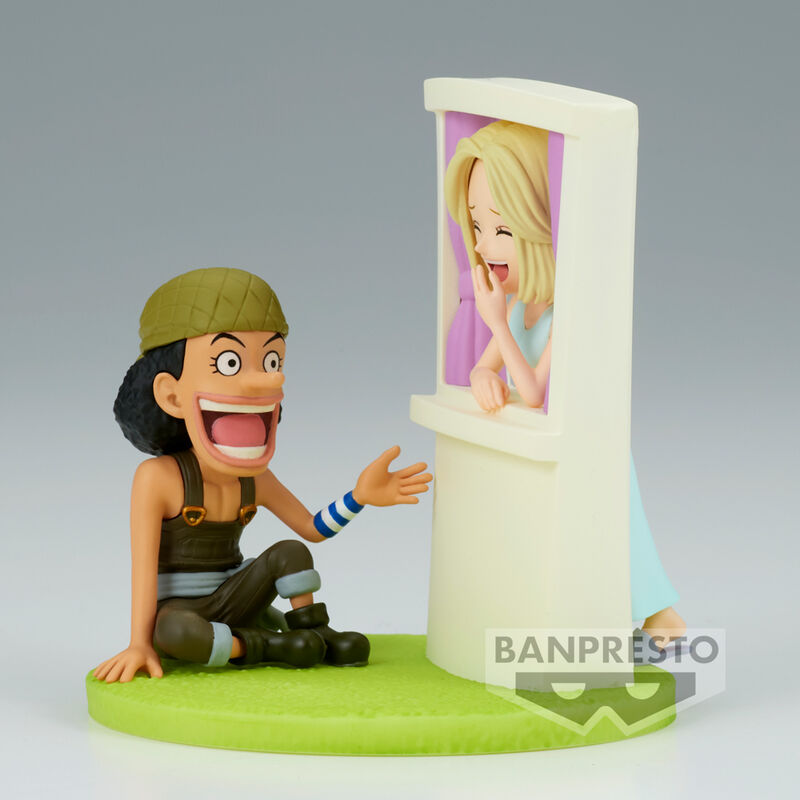 Figura Usopp & Kaya Log Stories One Piece 7cm BANPRESTO