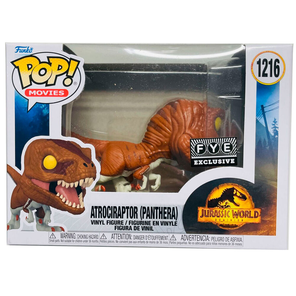Figura POP Jurassic World 3 Atrociraptor Panthera Exclusive FUNKO
