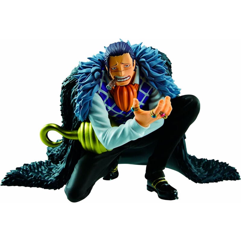 Figura Crocodile Battle Record One Piece 8cm BANPRESTO