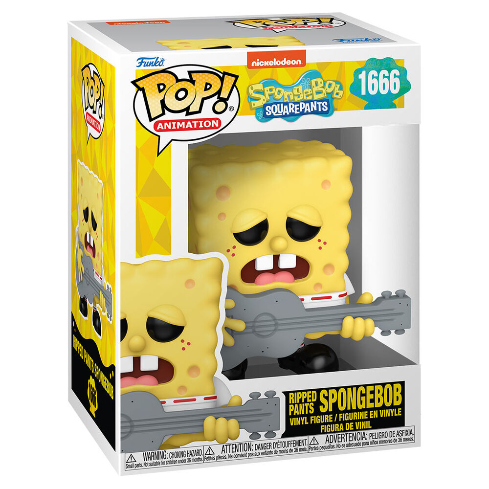Figura POP Bob Esponja Spongebob Ripped Pants FUNKO