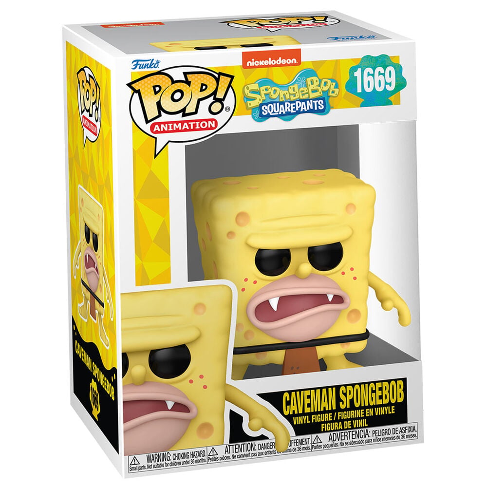 Figura POP Bob Esponja Caveman Spongebob FUNKO