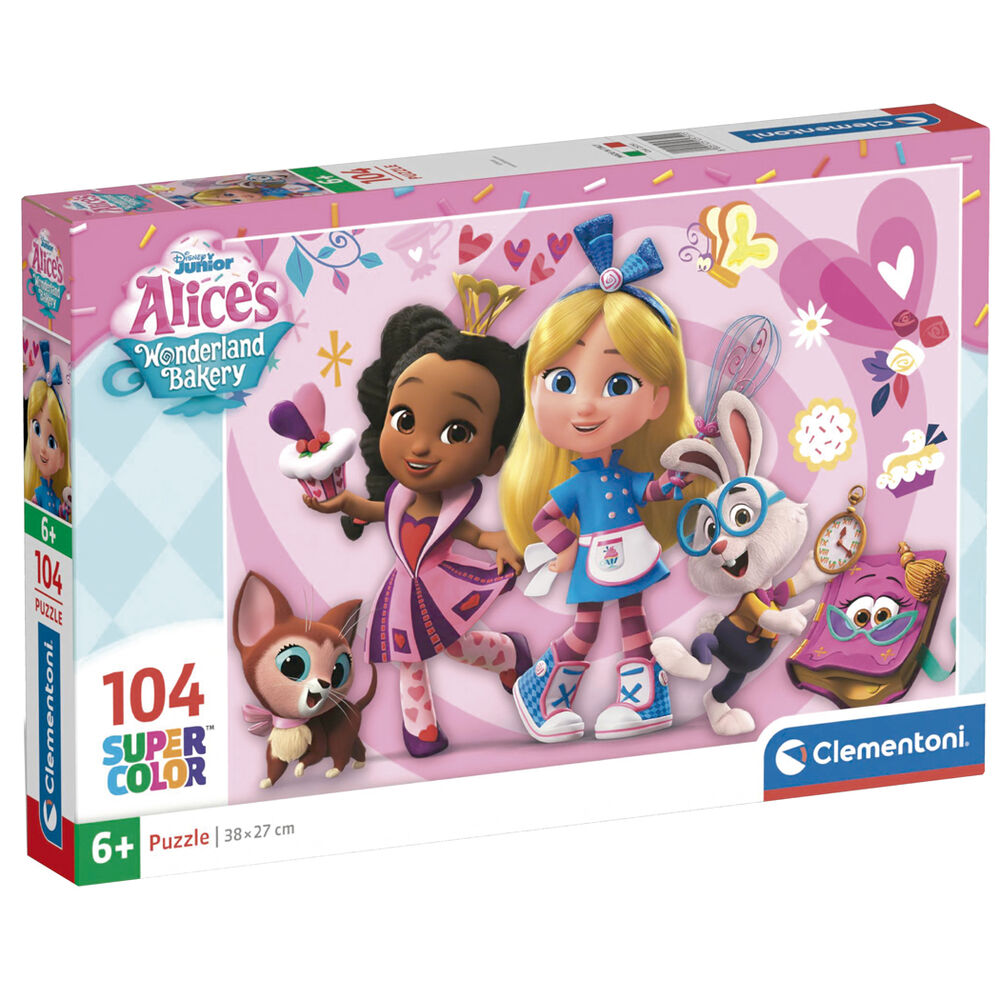 Puzzle Alice Wonderland Bakery Disney 104pzs CLEMENTONI