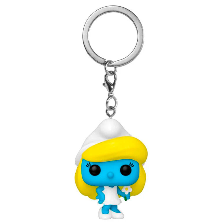 Llavero Pocket POP The Smurfs Smurfette FUNKO