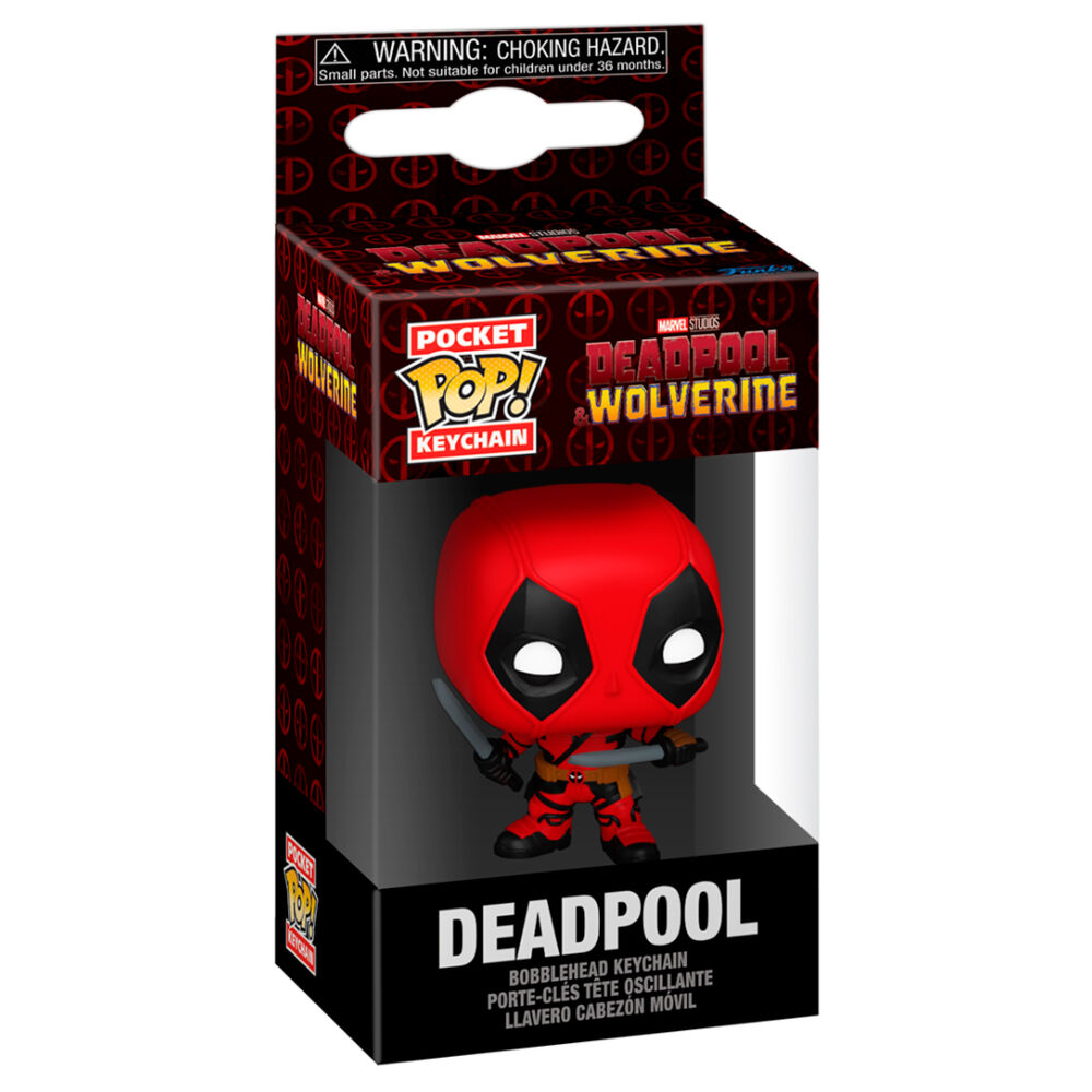 Llavero Pocket POP Marvel Deadpool & Wolverine Deadpool FUNKO