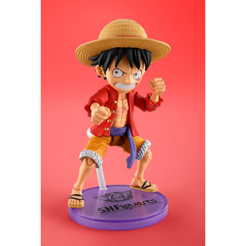 Figura S.H Figuarts Monkey D. Luffy World Collectable One Piece 7,5cm TAMASHII NATIONS