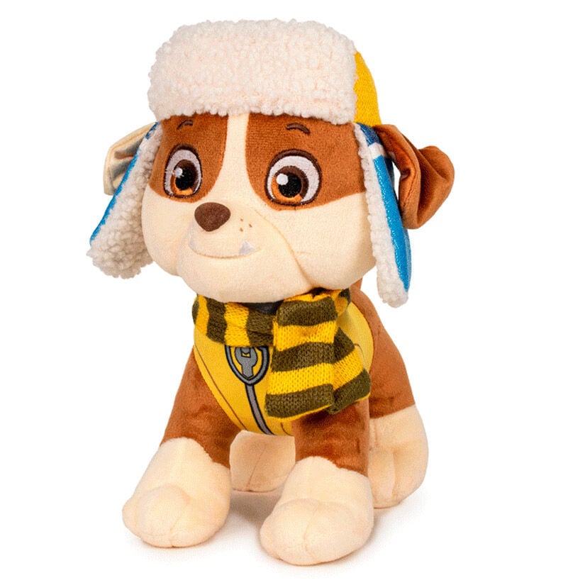 Peluche Invierno Rubble Patrulla Canina Paw Patrol 27cm PLAY BY PLAY