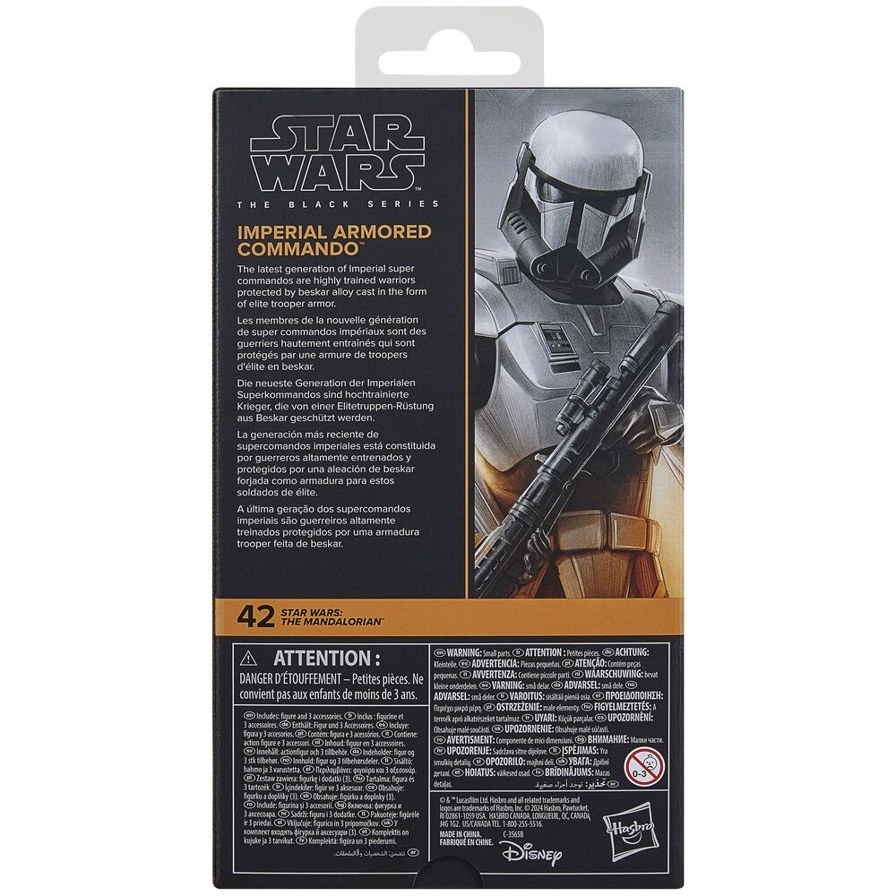 Figura Imperial Armored Commando The Mandalorian Star Wars 15cm HASBRO