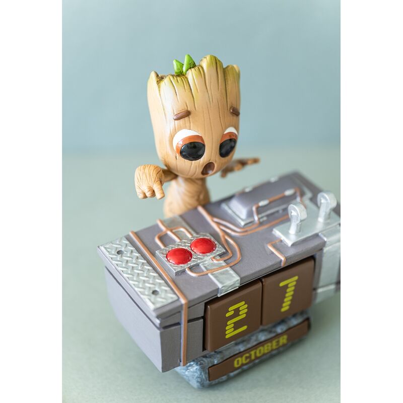 Calendario Perpetuo 3D Groot Death Button Guardianes de la Galaxia Marvel ERIK