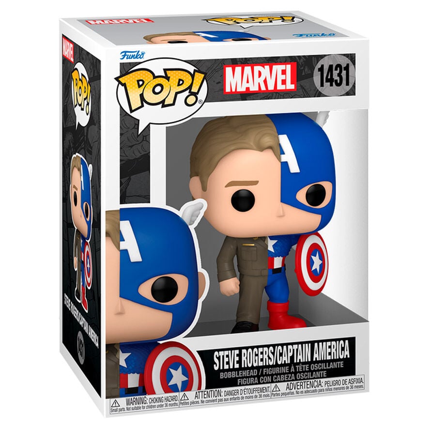 Figura POP Marvel Steve Rogers Capitan America FUNKO