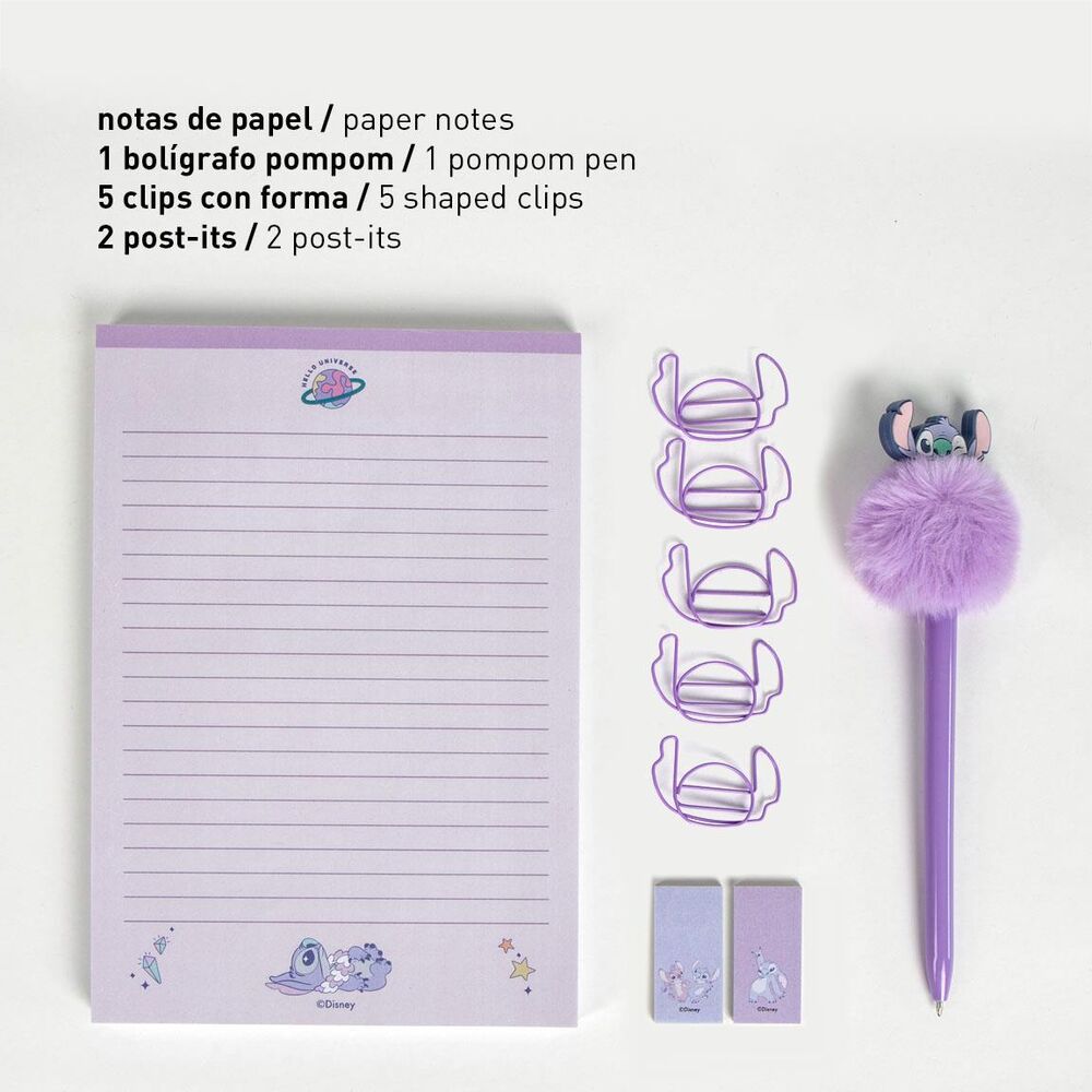 Set papeleria Stitch Disney CERDÁ
