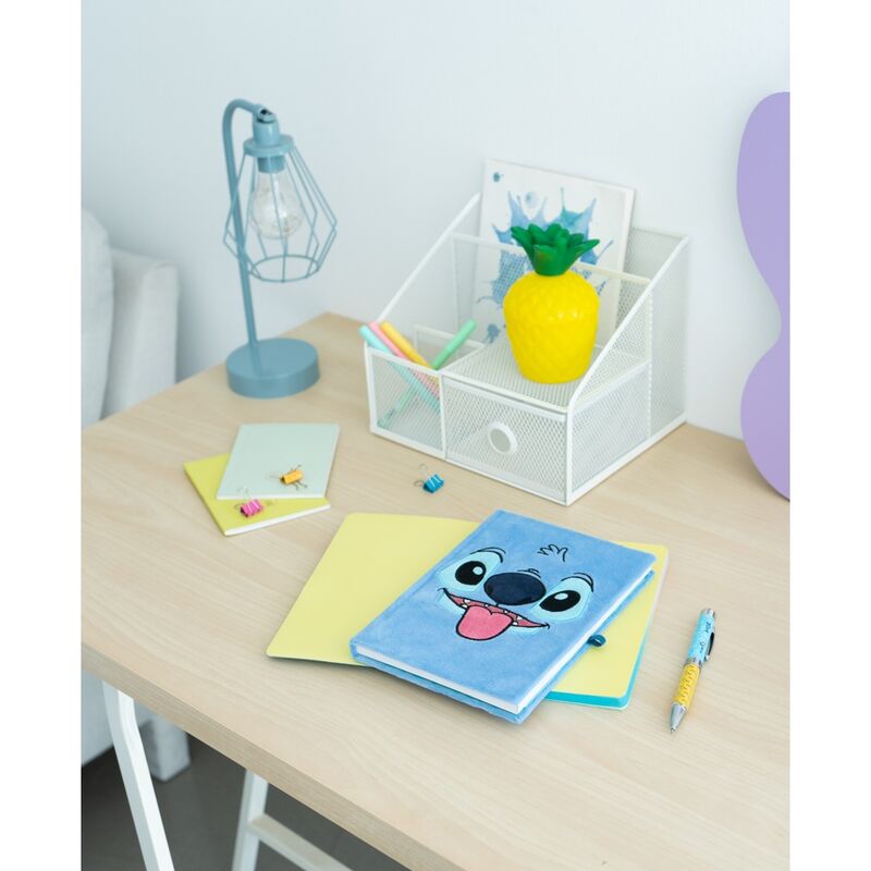 Cuaderno A5 premium + boligrafo proyector Stitch Disney ERIK